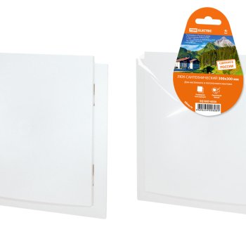 Люк сантехнический 300х300 белый TDM (5)