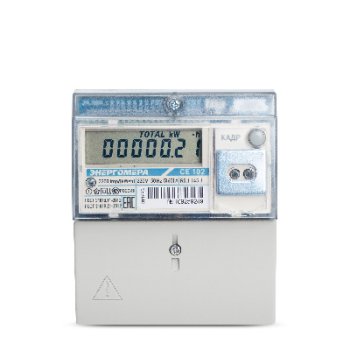 Счётчик электроэнергии 220В многотарифный DIN 5-60А ЖКИ Энергомера СЕ102 R5.1 145-JA (10)