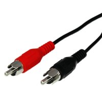 Кабель 2RCA - 2RCA  1.5 м Rexant черный (10)