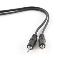 Кабель джек 3.5мм - джек 3.5мм 1,2 м, Cablexpert, черный, пакет (1/500)
