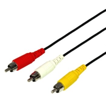 Кабель 3RCA - 3RCA 7 м, Rexant, черный (10/50)