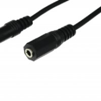 Кабель-удлинитель джек 3.5мм - джек 3.5мм 1.5 м, Rexant, черный (10)