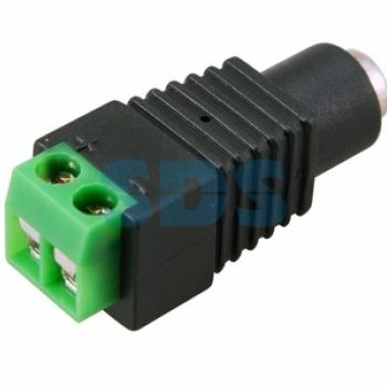 Разъем питания гнездо 2.1х5.5мм с клеммной колодкой Rexant (50)