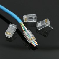 Коннектор 8р8с RJ-45 UTP-5e сквозной Cablexpert (100)