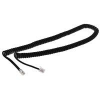 Шнур телефонный витой 4р4с 2м черный Rexant (10)