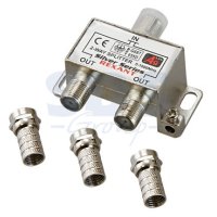 Делитель Rexant Silver 2TV 5-1000Mhz (10) (200)