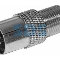 Переходник Rexant гн F - гн TV (медь) (100)