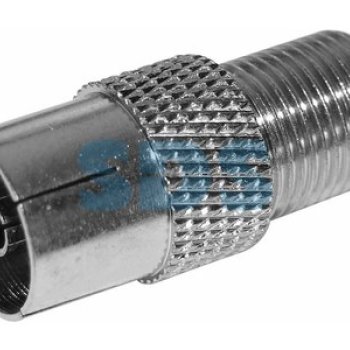 Переходник Rexant гн F - гн TV (медь) (100)