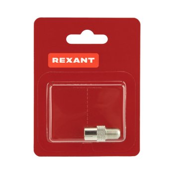 Переходник гн F - гн TV цинк 1шт Rexant (10)