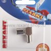 Переходник гн F - гн TV цинк угловой 1Bl Rexant