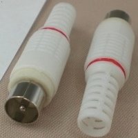 Штекер TV Proconnect без пайки белый (100)