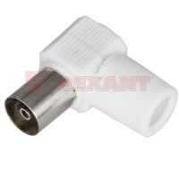 Штекер TV Rexant/PROFLEX угловой (100)
