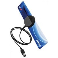 Антенна комнатная активная Perfeo FLAT+ Т2+ДМВ, встроенный усилитель (1/20)