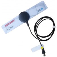 Антенна комнатная активная Rexant RX-257 DVB-T2 присоска (20)