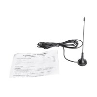 Антенна комнатная пассивная Эфир SE-620 ДМВ (магнитное основание, кабель 2м) чёрный (1/40)