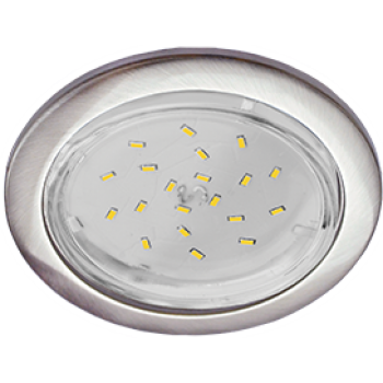 Светильник точечный GX53 сатин-хром Ecola H4-GL к+ (10/50)