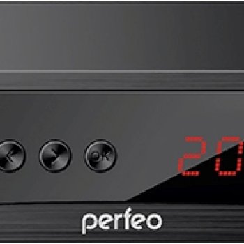 Ресивер Perfeo Consul DVB-T2/C LCD 2USB HDMI RCA Wi-Fi IPTV металл (20)