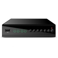 Ресивер Сигнал HD-350 DVB-T2/C LCD 2 USB, металл, обучаемый пульт (1/20)