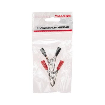 Зажим "крокодил"  10А 50мм (2шт/уп) Proconnect