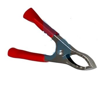 Зажим "крокодил" 30А красный (100)