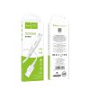 Кабель USB-microB 1м Hoco X70 2.4A нейлон белый коробка (1/31/310)