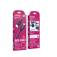 Кабель USB-TypeC 1м SmartBuy S73 6A 60Вт чёрный коробка (1/50)