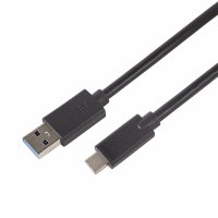 Каб USB 3.0-TypeC 3А 1м Rexant черный (10)