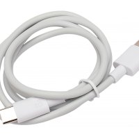 Кабель USB-TypeC 1м Cablexpert 6A, 66Вт, QC3.0, медь, белый, пакет (1/200)