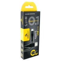 Кабель USB-TypeC 1м Cablexpert Classic 0.1 3A чёрный коробка (1/200)