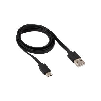 Кабель USB-TypeC 1м Rexant 2.4A черный (10)