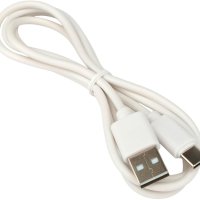 Кабель USB-TypeC 1м Гарнизон 2.4A, белый, пакет (1/200)