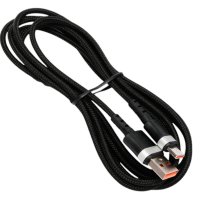 Кабель USB-TypeC 1.8м Cablexpert 6A, 66Вт, QC3.0, медь, чёрный, пакет (1/200)