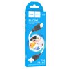 Кабель USB-iPhone8pin 1м Hoco X90 2.4A силикон белый коробка (1/37/370)