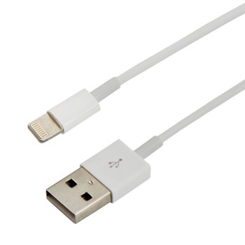 Кабель USB-iPhone8pin  1м Rexant 2.4A белый