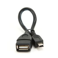 Кабель-переходник USB AF - miniB OTG 0.15м Gembird (400)