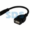 Кабель USB Af-->miniB OTG 0.15 метра Rexant (10)