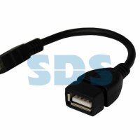 Кабель USB Af-->miniB OTG 0.15 метра Rexant (10)