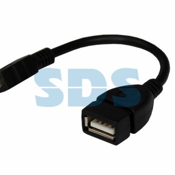 Кабель USB Af-->miniB OTG 0.15 метра Rexant (10)