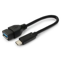 Кабель-переходник USB AF - Type-C OTG 0.2 м Cablexpert (400)