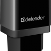Адаптер 220В USB Defender EPA-10 2.1A чёрный пакет (1/10/200)