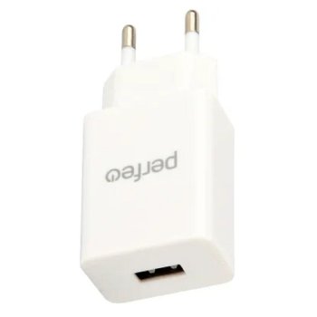 Адаптер 220В USB Perfeo 4666 2А белый коробка (1/40)