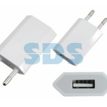 Адаптер 220В USB Rexant 1A белый (10)