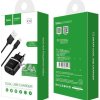 Зарядное устройство 220В USBx2-iPhone8pin Hoco C12 2.4A 12Вт чёрный (1/10/100)