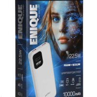 Мобильный аккумулятор (powerbank) 10000мАч Perfeo UNIQUE PD+QC 3.0/Type-C/2 USB/Выход: 5A, max 22.5W/LED-дисплей белый (1/20)