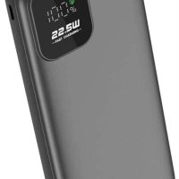 Мобильный аккумулятор (powerbank) 10000мАч Perfeo UNIQUE PD+QC 3.0/Type-C/2 USB/Выход: 5A, max 22.5W/LED-дисплей чёрный (1/20)