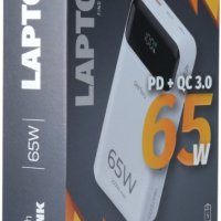 Мобильный аккумулятор (powerbank) 20000мАч Perfeo LAPTOP PD+QC 3.0/2 Type-C/1 USB/Выход: 5A, max 65W/LED белый (1/20)