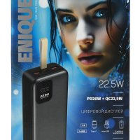 Мобильный аккумулятор (powerbank) 30000мАч Perfeo UNIQUE PD+QC 3.0/Type-C/2 USB/Выход: 5A, max 22.5W/LED-дисплей чёрный (1/10)