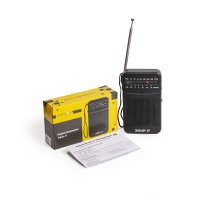 Радио Эфир-17 (2*AA, УКВ/СВ/КВ, аналоговый тюнер) чёрный (1/100)