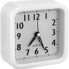 Будильник Perfeo квадратный "PF-TC-019", 10*10 см, белый (1/160)