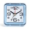 Будильник Рубин квадрат 7*7см корпус синий кварцевый механизм (1/50)